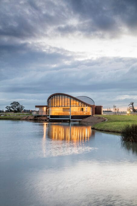 Operable glass facade - Bunurong | Industrial Design Australia