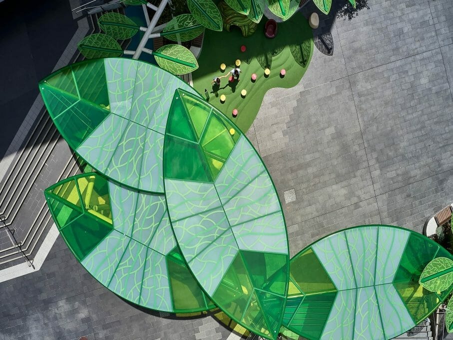 Artistic Shade Structure West Ryde Plaza | Public Art Design | Tilt