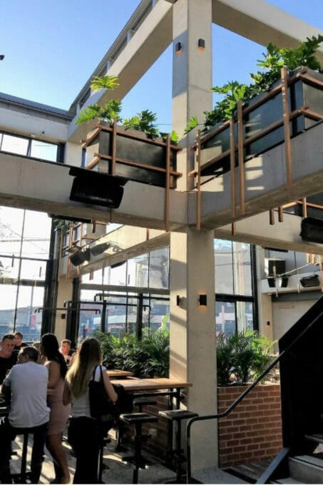 Industrial Design Village Belle Hotel St Kilda Operable Sliding Roof Custom Architectural Roof Tilt Industrial Design
