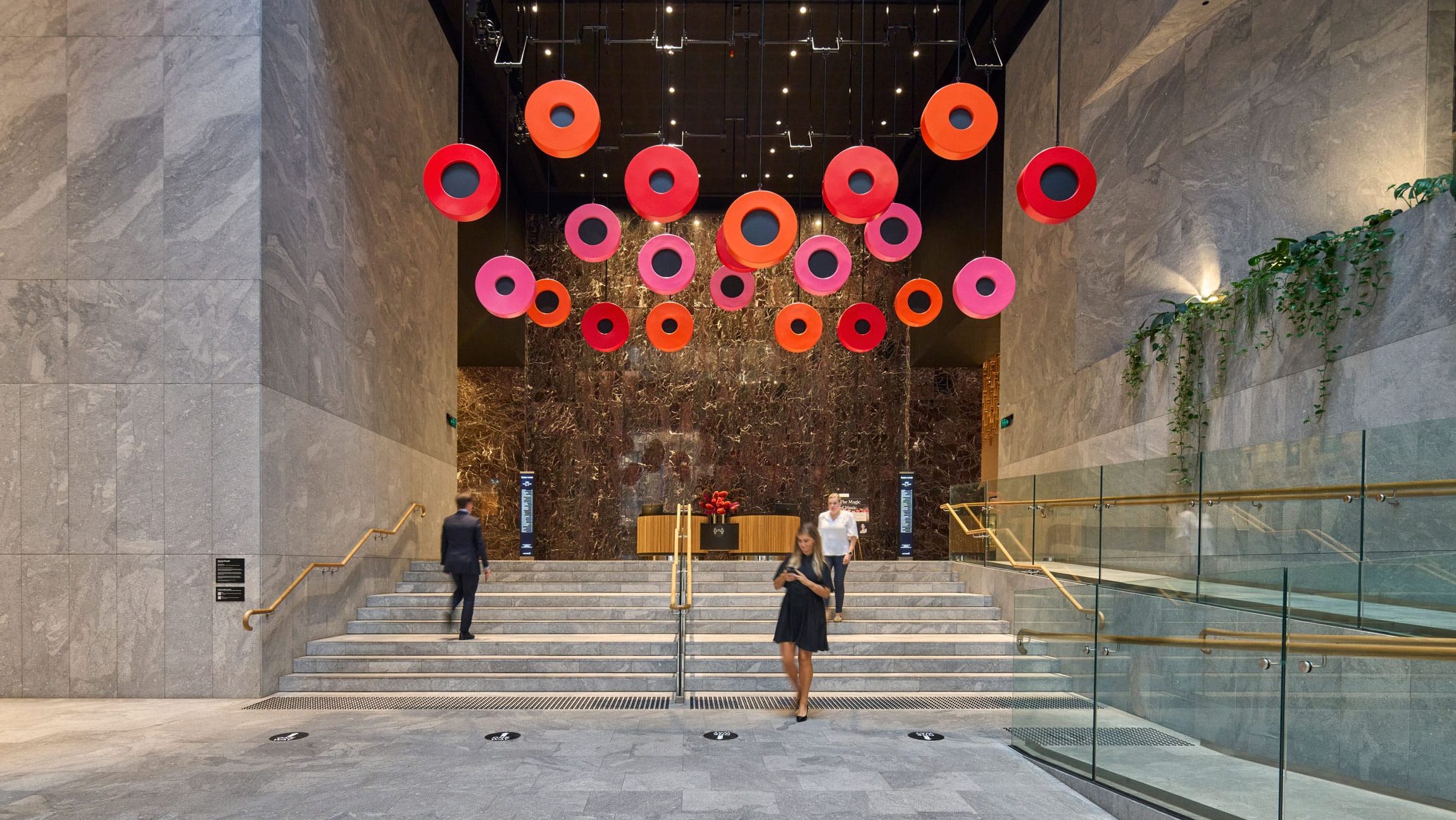 Musical Spheres public artwork in Sydney by artist Marion Borgelt