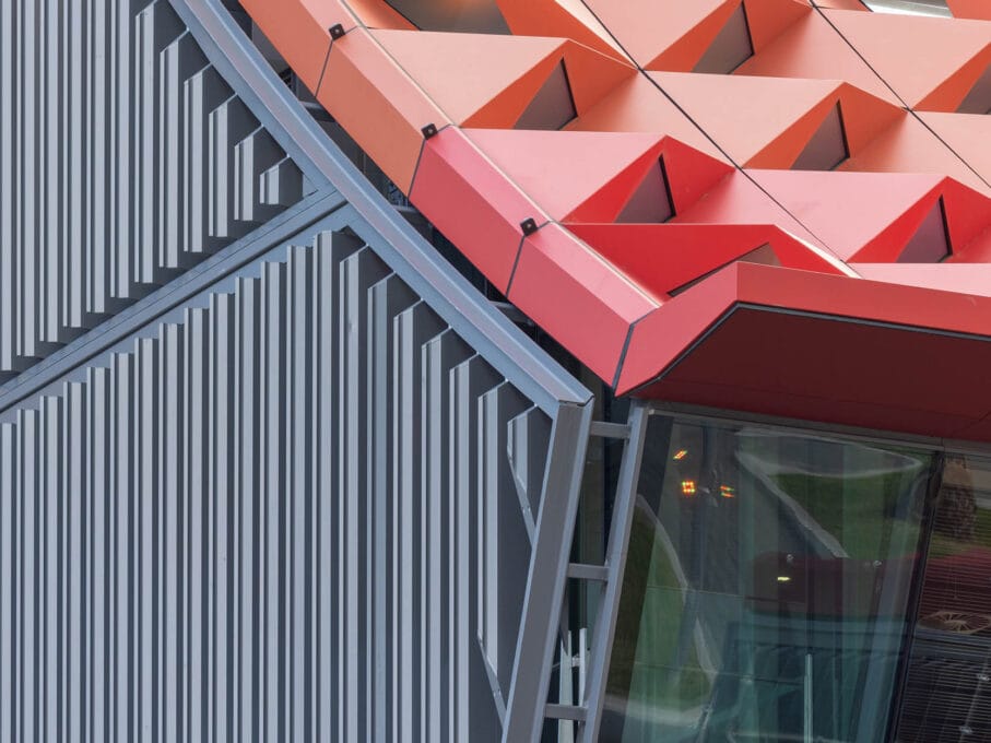 : Sun shading louvres - PHIVE Civic Hub | Industrial Design