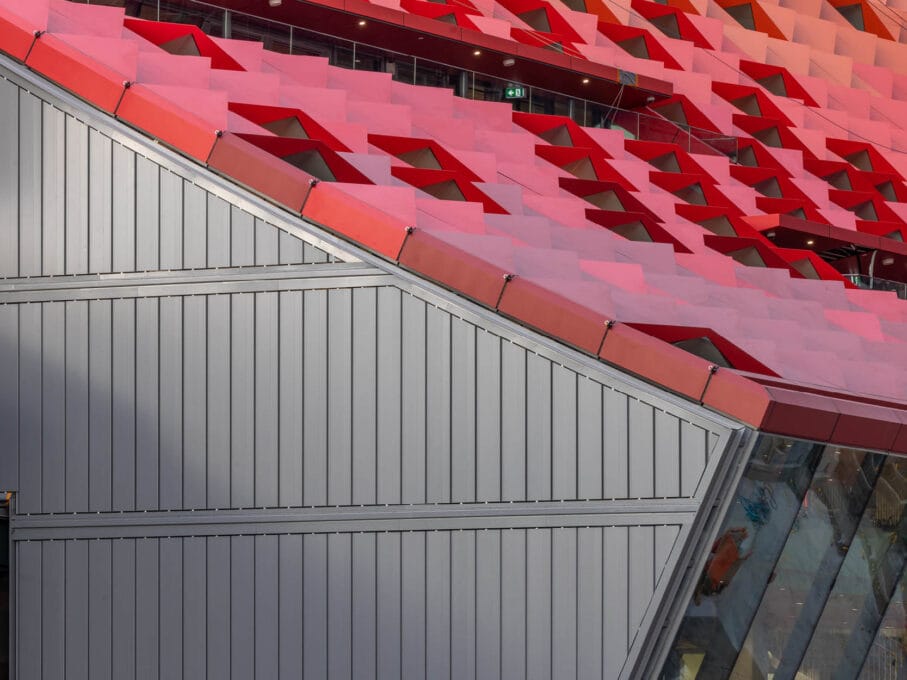 Sun shading louvres - PHIVE Civic Hub | Tilt Design