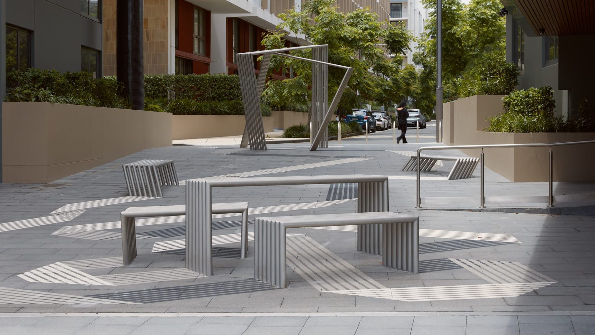 Through Flow artwork by Nadia Odlum in Zetland.