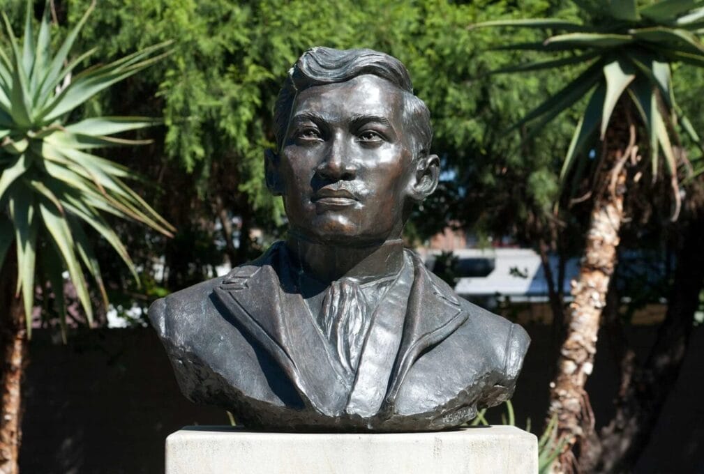 Bronze artwork. Sydney. Australia. Dr Jose Rizal.