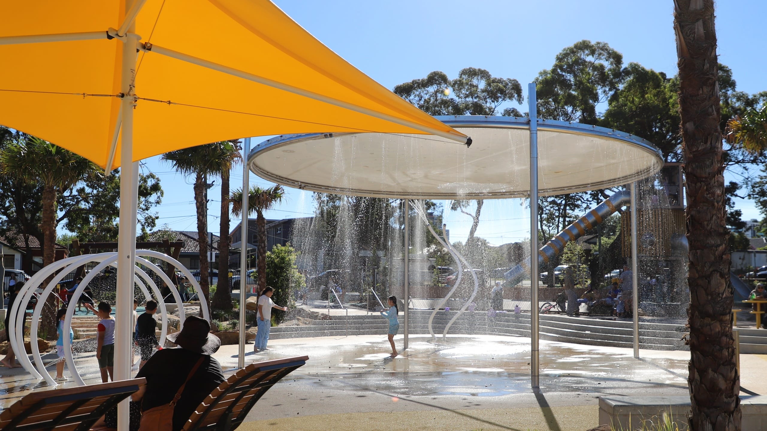 Granville Park with halo ring waterplay feature by Tilt Industrial Design